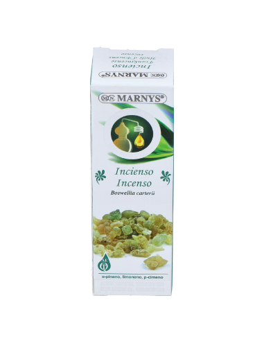 Aceite Esencial Alimentario De Incienso  Estuche Con Botella - 15 Ml Marnys