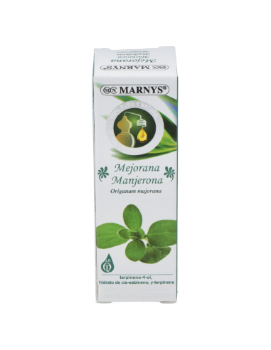 Aceite Esencial Alimentario De Mejorana      Estuche Con Botella - 15 Ml Marnys