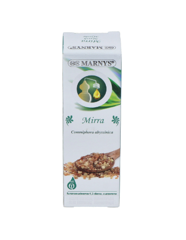 Aceite Esencial Alimentario De Mirra    Estuche Con Botella - 15 Ml Marnys