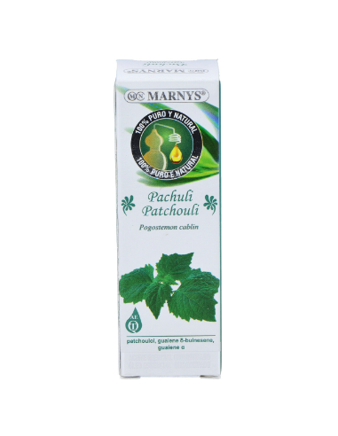 Aceite Esencial Alimentario De Patchuli     Estuche Con Botella - 15 Ml Marnys