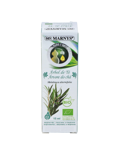 Aceite Esencial Alimentario De Arbol De Te  Bio   Estuche Con Botella - 15 Ml Marnys