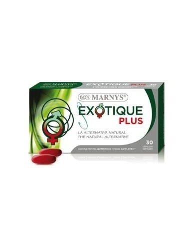 Exotique Plus  Eleuterococo + Guaraná + Taurina + Jalea Real + Ginseng + Creatina + L Arginina. 30 Cápsulas  X 510 Mg  Marnys