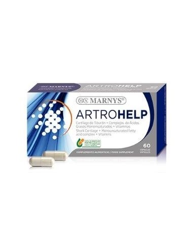 Artrohelp  60 Caps  Complejo Acidos Grasos Esterificados+ Cartilago Tiburon+Vit. C+Vit D      60 Cápsulas Vegetales  X 560 Mg  