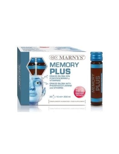 Memory Plus     Gingko+Fosfatidilserina+Vitaminas  20 Viales  X 10 Ml Marnys