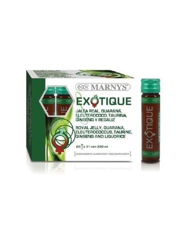 S-Exotique Jalea Real+ Ginseng+ Eleuterococo+ Guarana+ Taurina+ Regaliz     20 Viales  X 11 Ml Marnys