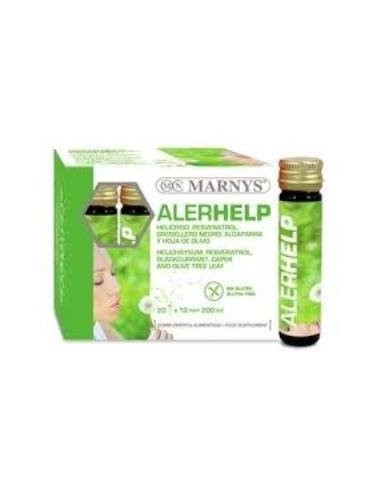 Alerhelp   Alcaparra + Hoja De Olivo + Helicriso + Grosellero Negro + Panax Ginseng + Resveratrol    20 Viales  X 10 Ml  Marnys