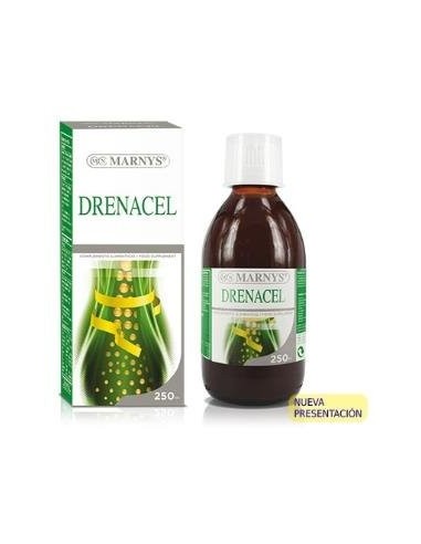 Drenacel Diet  Manzana + Piña + L-Carnitina + Pomelo + Papaya + Vinagre De Manzana + Té Verde   Botella - 250 Ml Marnys