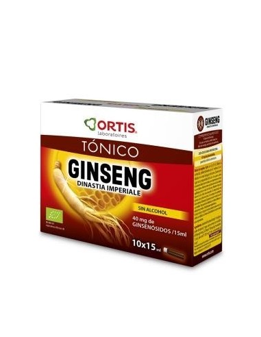 GINSENG IMPERIAL BIO 10 Viales X 15 ml de Ortis