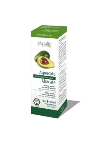 Aceite vegetal de aguacate bio 100ml Physalis