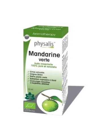 Aceite esencial de mandarina verde bio 10ml Physalis