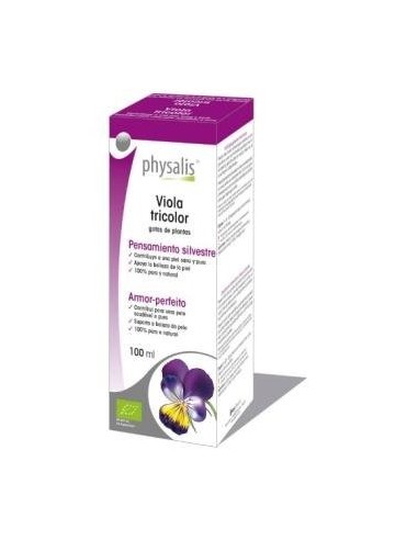 Viola tricolor (pensamiento) extracto hidroalcoholico bio 100ml Physalis