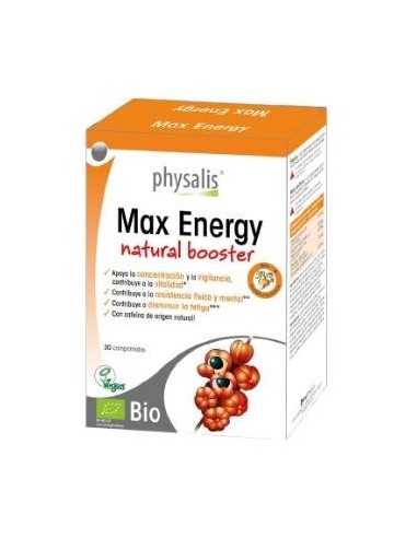 Max energy bio 30 comprimidos Physalis