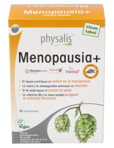 Menopausia+ 30 comprimidos Physalis