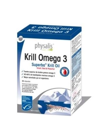 Krill omega 3 60 perlas Physalis