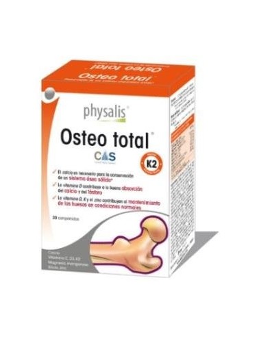 Osteo total 30 comprimidos Physalis