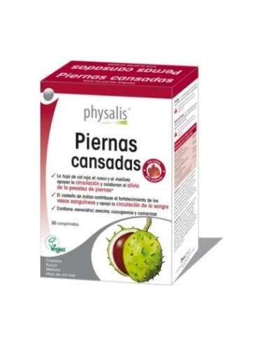 Piernas cansadas 30 comprimidos Physalis