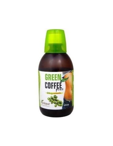 Green Coffee Plus con Stevia (Café Verde, Hinojo, Té Verde, Cola Caballo, Rábano Negro,...) 500 Ml