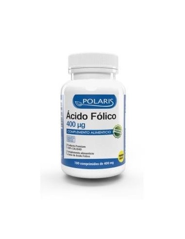 Acido Folico 400Mcg. 100 Comprimidos de Polaris