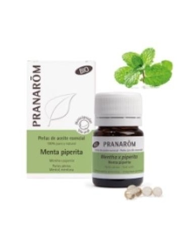 Menta Piperita Partes Aereas Bio 60 Minicapsulas de Pranarom