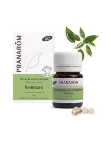 Ravintsara Hoja Bio 60 Minicapsulas de Pranarom