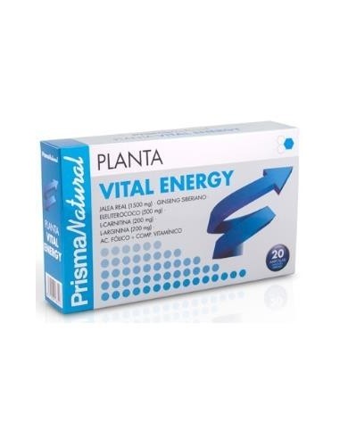 Plantavital Energy 20 Ampollas Prisma Natural