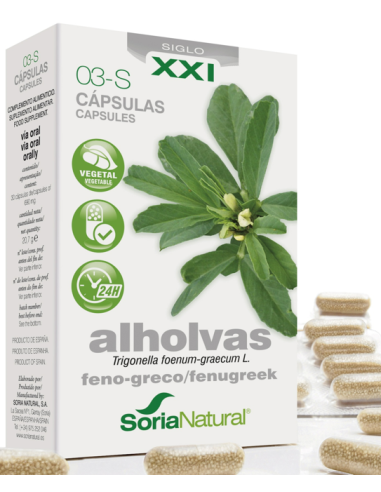 Alholvas 30 capsulas de Soria Natural