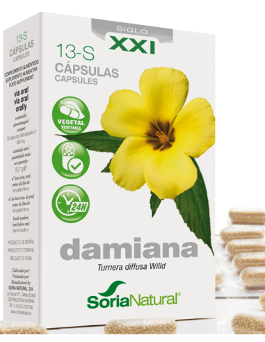 Damiana 30 capsulas de Soria Natural