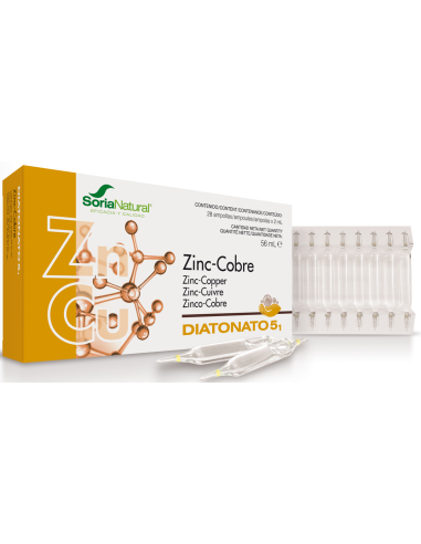 Diatonato 5/1 Zinc-Cobre 28Viales de Soria Natural