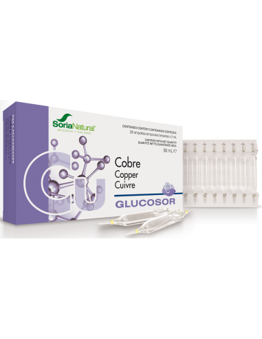 Glucosor Cobre 28 Ampollas de Soria Natural