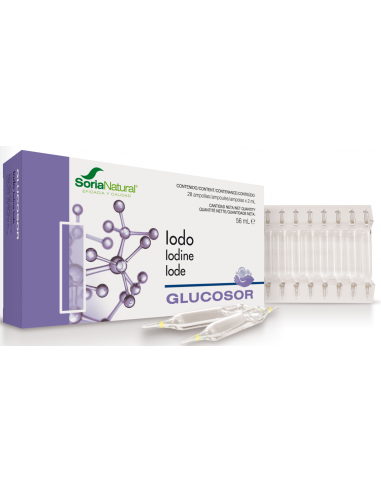 Glucosor Iodo 28 Ampollas de Soria Natural