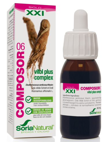 Composor 6 Vitol Plus Complex Xxi 50Ml. de Soria Natural