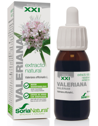 Ext. Valeriana Xxi 50Ml. S/Al de Soria Natural