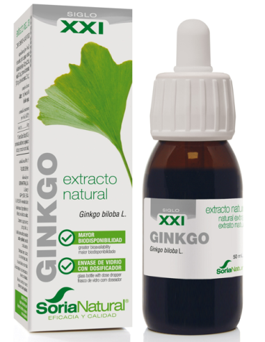 Ext. Ginkgo Biloba Xxi 50Ml. S/Al de Soria Natural