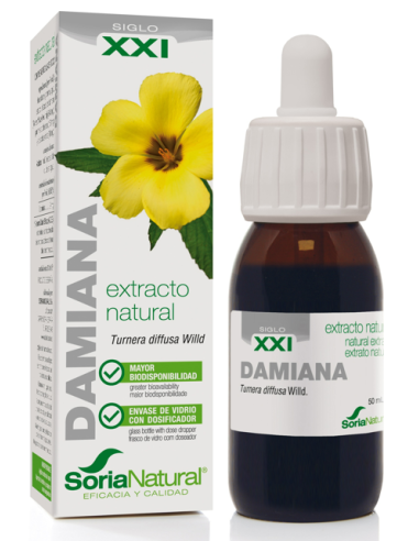 Ext. Damiana Xxi 50Ml. S/Al de Soria Natural