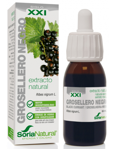 Ext. Grosellero Negro Xxi 50Ml. S/Al de Soria Natural