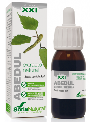 Ext. Abedul Xxi 50Ml. S/Al de Soria Natural