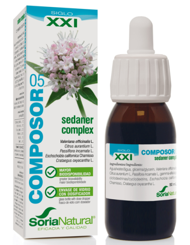 Composor 5 Sedaner Complex Xxi 50Ml. de Soria Natural