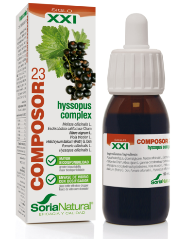 Composor 23 Hyssopus Complex Xxi 50Ml. de Soria Natural