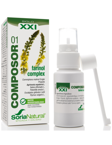 Composor 1 Farinol Complex Xxi 30Ml de Soria Natural