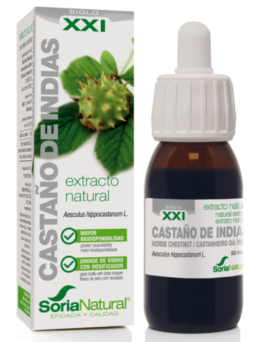 Ext. Castaño De Indias Xxi 50Ml. S/Al de Soria Natural