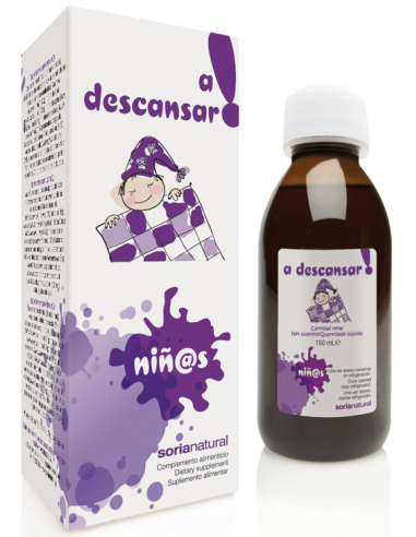 A Descansar Niños Jarabe 150Ml. de Soria Natural