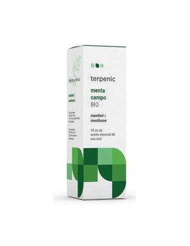 Menta Campo Aceite Esencial Alimentario Bio 10 Mililitros Terpenic