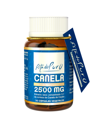 Canela 2500Mg. 30Cap. Estado Puro de Tongil