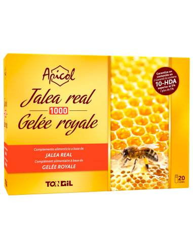 Apicol Jalea Real 1000Gr. 20Viales de Tongil