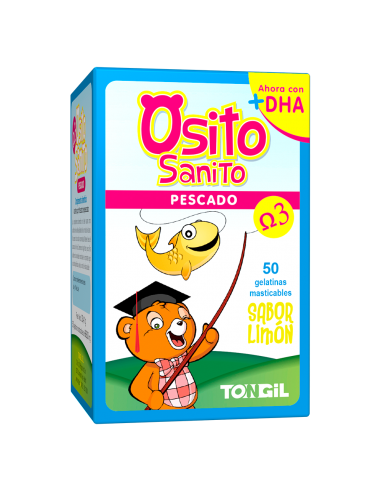 Osito Sanito Pescado Omega 3 50 Gelatinas Mast. de Tongil