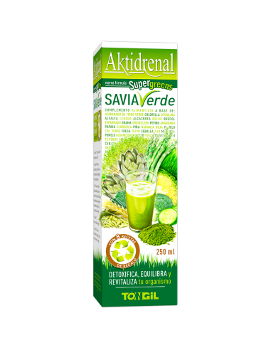 Aktidrenal Savia Verde 250Ml. Lineabel de Tongil