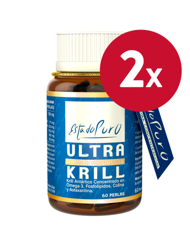 Pack 2 Unidades Ultra Krill 60 Perlas Estado Puro de Tongil.