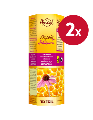 Pack 2 Unidades Apicol Propolis + Echinacea Gotas 60Ml. de T