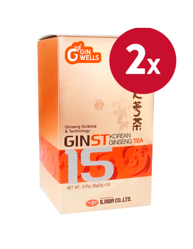 Pack 2 Unidades Korean Ginseng Tea Il Hwa (Ginst15) 30S Sobr