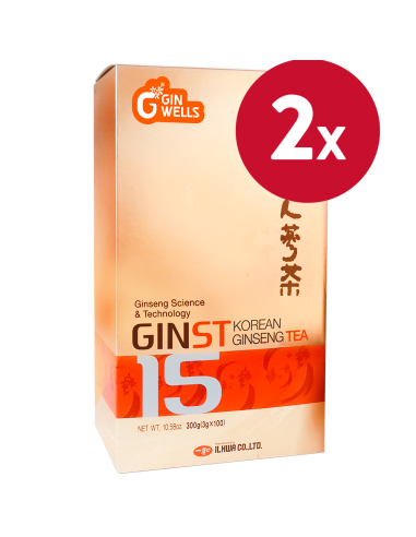 Pack 2 Unidades Korean Ginseng Tea Il Hwa (Ginst15) 100S Sob